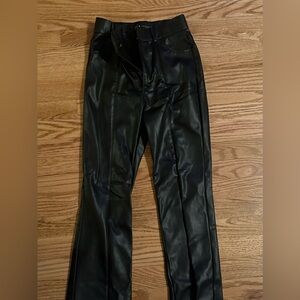 Zara leather pants